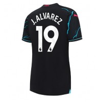 Camiseta Manchester City Julian Alvarez #19 Tercera Equipación Replica 2023-24 para mujer mangas cortas